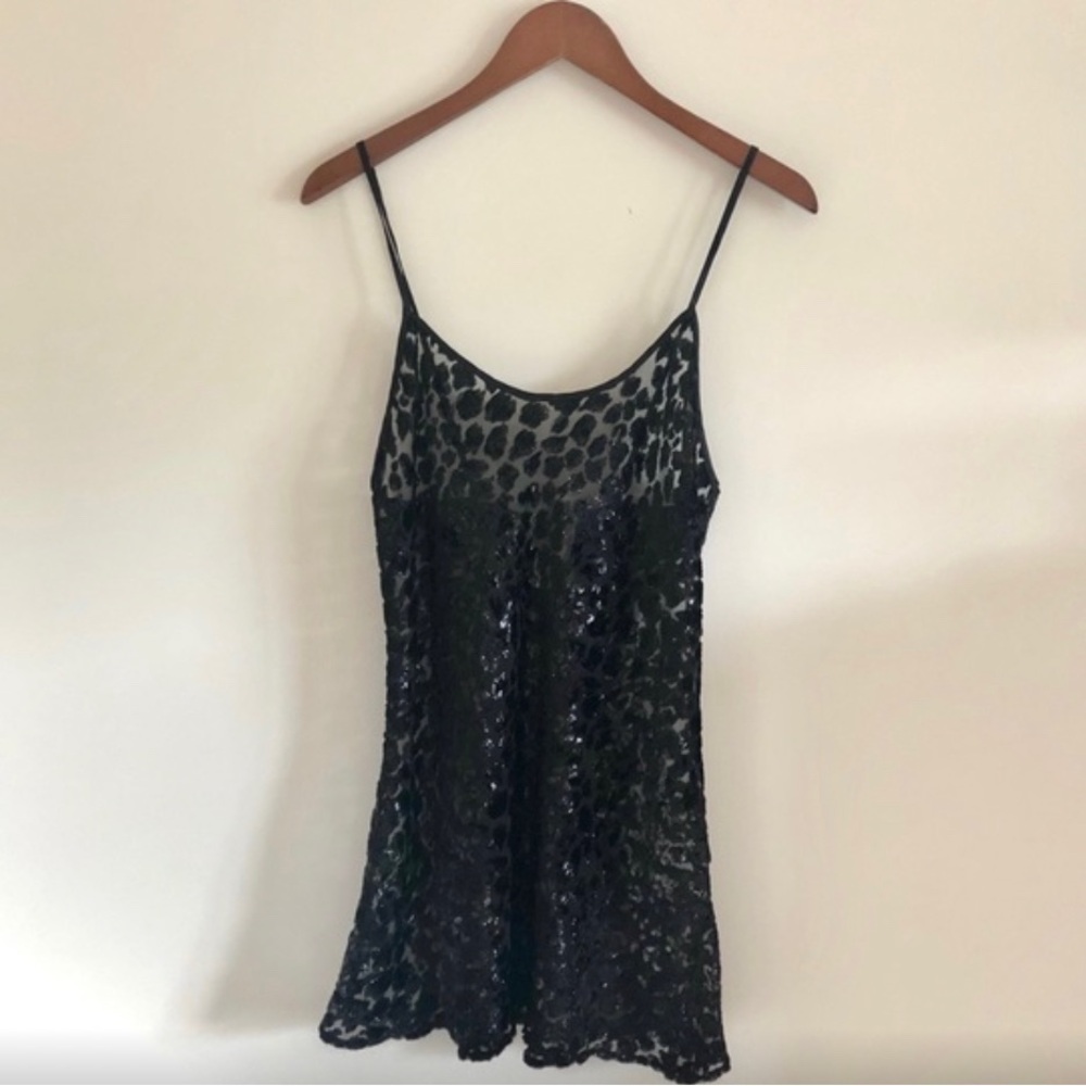 Vintage Valentino Intimo for Saks Leopard Slip